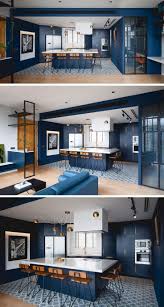 Kitchen Design Idea Deep Blue Kitchens New Kitchen Designs Interior Design Kitchen Blue Cabinets