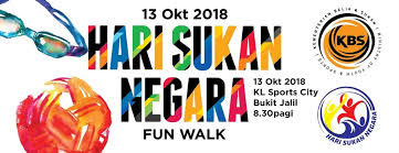 Temasya sukan tahunan (sebelum hari sukan) terkini. Runnerific Hari Sukan Negara Fun Walk 2018