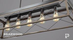 Briarwood Collection Five Light Linear Chandelier P400048 020 Progress Lighting