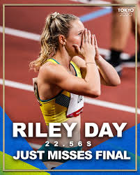 Riley day runs 22.94 (w: Ydjimfzudcrqpm