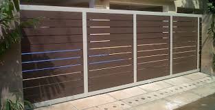 Your Gateway To Low Maintenance Gates Versa Wpc Planks Exterior Wall Cladding Wall Cladding Gate Design