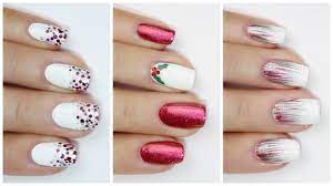 See more ideas about christmas nails, nails, holiday nails. Easy Last Minute Christmas Nail Ideas Youtube