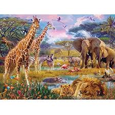 5 out of 5 stars with 1 ratings. Buy Bits And Pieces 300 Large Piece Jigsaw Puzzle For Adults Savannah Animals 300 Pc Jungle Scene Jigsaw By Artist Jan Patrik Online In Vietnam B01n27va2t