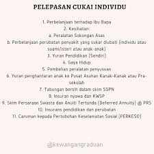· individu atau suami / isterinya yang memilih taksiran berasingan; Kewangan Graduan On Twitter Antara Pelepasan Cukai Individu Tahun 2017 Bacaan Lanjut Rujuk Https T Co H6eugrcaar