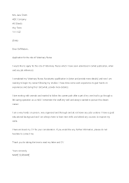 How To Write A Veterinary Nurse Cover Letter For A Job Application Download This Job Applica In 2020 Job Application Cover Letter Job Cover Letter Application Letters