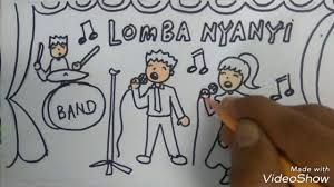 Feb 09, 2021 · karya seni ini bisa dilihat dari sisi tertentu, misal lukisan, kain batik dan sketsa. Cara Menggambar Lomba Nyanyi 17 Agustus Youtube