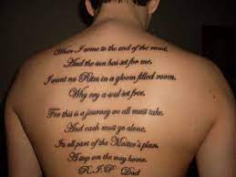 We have collected 166 special day of the dead tattoos. Tattoo Rip Dad Quotes Quotesgram