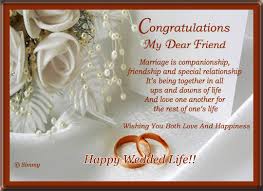 Wedding wishes for friends and congratulations messages. Best Friends Wedding Wishes