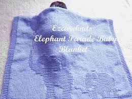 Elephant Parade Baby Blanket Baby Blanket Knitting Pattern Etsy Baby Blanket Knitting Pattern Easy Baby Blanket Knitting Pattern Blanket Knitting Patterns