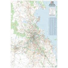 Maps showing brisbane city council area boundary are available to view at the central business centre. Brisbane Region Supermap 1000x1430 Unlaminated Hema Maps Online Shop