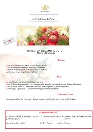 Children's menu for under 12s. Le Reveillon De Noel Un Diner En Famille Et Entre Amis