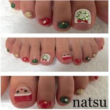 Toes nail art find more women fashion ideas on www.misspool.com. 27 Holiday Fun Designs For Christmas Toe Nails Be Modish