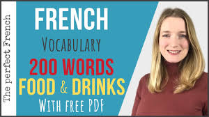 As of today we have 80,239,423 ebooks for you to download for free. Food And Drinks French Vocabulary 200 Words With Free Pdf French Basics For Beginners Youtube