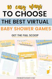 Online Baby Shower Games By Webbabyshower Virtual Baby Shower Online Baby Shower Games Virtual Baby Shower Games