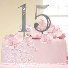 Pretty birthday cakes for girls and women. Qincineras 15th Birthday Cakes Rhinestone Cake Topper Cute Birthday Ideas