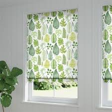 The look will have you feeling like you have been transported to a tropical retreat. Tropical Leaves Moss Roman Blind