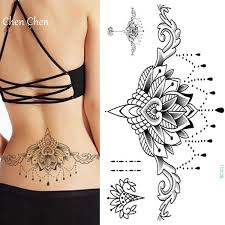 At tattoounlocked.com find thousands of tattoos categorized into thousands of categories. Temporary Tattoo Sticker For Body Art Mandala Jewel Henna Lace Water Transfer Flash Tattoo Fake Tatoo For Girl Chest Waist Back Wish