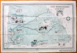 San Bernardino County Ca Antique Maps And Charts