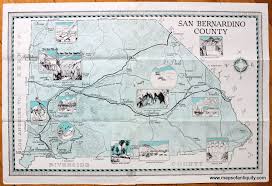 san bernardino county ca antique maps and charts