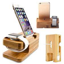 It also has adjustable backing, making it compatible. Buy Natural Bamboo Charging Dock Station Wood Charger Stand Holder For Apple Watch Iphone Mobile At Affordable Prices Free Shipping Real Reviews With Photos Joom