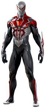 Red and white spiderman 2099 cosplay jumpsuit. Spider Man 2099 White Suit Marvel S Spider Man Wiki Fandom