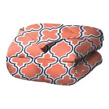 Comforter sets come in may styles and various sizes including king, queen, twin and even cribs. Miranda Haus All Season Down Alternative Trellis Comforter Set Coral Queen Full Shefinds