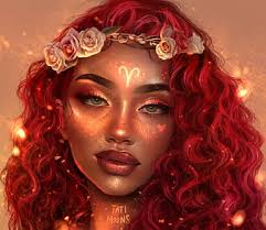 Zodiac ~ Aries, art, fantasy, aries, flower, hand, zodiac, reyna rochin,  berbec, HD wallpaper