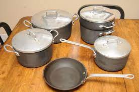 10pc Wagner Ware Magnalite Professional Cookware Stock Sauce Pots Pan Dutch Oven Ebay Sauce Pot Cookware Dutch Oven
