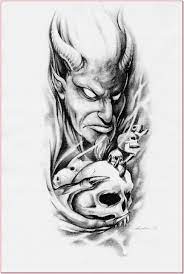 Skull Tattoo Drawings For Men In 2021 Scary Tattoos Dark Art Tattoo Evil Tattoos
