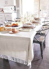 Simply Elegant Fall Table Setting Fall Table Settings Dining Room Tablecloth Fall Table