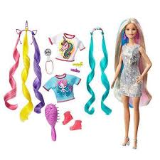 Ti sveliamo come fare per avere singole ciocche o se vuoi passare a uno stile unicorn hair! Barbie Bambola Capelli Fantasia A Tema Unicorni E Sirene Con Accessori Giocattolo Per Bambini 3 Anni Barbie Barbie Play With Color Bambole Fashion Giocattoli Ibs