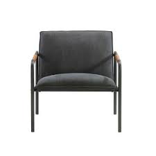 Sauder Boulevard Cafe Metal Lounge Chair Charcoal Gray Metal Lounge Chairs Lounge Chairs Living Room Accent Chairs For Living Room