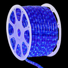 Wintergreen Lighting 150 Ft 1800 Light Led Blue Rope Light Kit 73664 The Home Depot