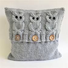 Maybe you would like to learn more about one of these? 3 Wise Owls Cushion Cover Knitting Pattern By The Lonely Sea Heather C