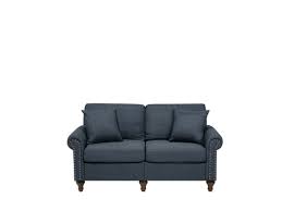 89 cm • assise : Canape 2 Places Gris Fonce Proust