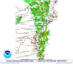 A severe thunderstorm watch is in effect in bucks, chester, delaware, montgomery and philadelphia through 8 p.m. Storm Prediction Center Severe Thunderstorm Watch 691
