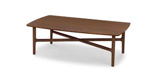 Brezza Matte Walnut Rectangular Coffee Table Coffee Table Rectangular Coffee Table Modern Coffee Tables