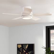 Product title mainstays 42 hugger metal indoor ceiling fan with single light, white, 4 blades, led bulb, reversible average rating: Reversible Blade Ceiling Fan Matte White 44 Light Low Profile Hugger Home Decor Ceiling Fans Home Garden Worldenergy Ae