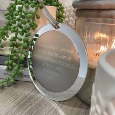 A selection of christmas poems from wordsworth, tennyson, browning and more. Silver Mirror Lockdown Poem Christmas Decoration By Shindigg Notonthehighstreet Com