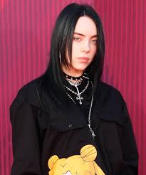 Eye color black blue brown green gray orange purple red white yellow pink blue / green not visible. Billie Eilish Debuts New Neon Green Roots On Instagram