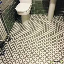Alhambra Victorian Ceramic Tile Effect Cushioned Flooring Sheet Vinyl Lino Best4flooring Uk Bathroom Vinyl Vinyl Flooring Vinyl Flooring Bathroom