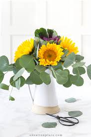 Take a stroll through a sunflower field. Sunflower Season An Easy Arrangement On Sutton Place