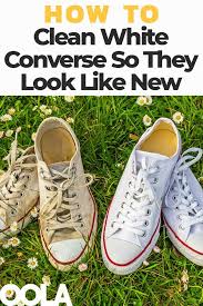 How To Clean White Converse So They Look Like New In 2020 How To Clean White Converse Converse White Converse