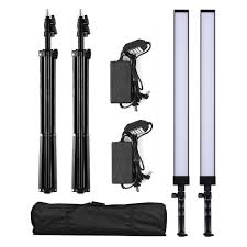 Andoer 81cm 31 9in Handheld Led Lighting Kit 90pcs 30w Beads Dimmable Photography Led Video Light Fill In Light Bar Handheld 5500k Cri 85 With Adjustable Light Stand For Video Portraits Still Life Wedding Advertisement