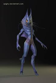 Female Kiryan 3d Model By Spighy Alien Concept Art Alien Female Kaiju Design