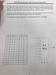 ,((a>1000)*a<9999)#a=:p:>:i.1400 1009 1013 1019 1021 1031 1033 1039 1049 1051 10. Solved 2 Design A Logic Circuit Which Can Detect The Pri Chegg Com