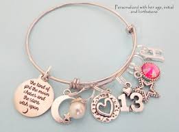 Birthday Present Birthday Gifts For Teenage Girls 13 13 Year Old Girl Birthday Gift Daughter 13th Birthday Etsy In 2020 Birthday Gifts For Girls Teenage Girl Gifts Birthday Charm Bracelet