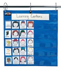 School Smart Student Group Pocket Chart 26 X 27 Inches Blue 35 Pockets
