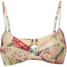 Zimmermann Melody Bullet Bra Bikini Top 160 Liked On Polyvore Featuring Swimwear Bikinis Bikini Tops Floral Swim Suit Tops F Swimwear Bikinis Bikini Swimwear