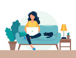 In receipt of psychoanalysis or emotional or psychological therapy, counseling, or his new book aims to put the american midwest on the couch, exploring what makes people from that. Female With Laptop Sitting On The Couch 677659 Download Free Vectors Clipart Graphics Vector Art